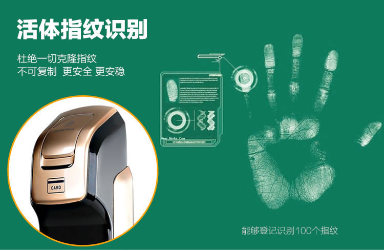 三星指紋鎖DP728 推拉手機開門電子鎖