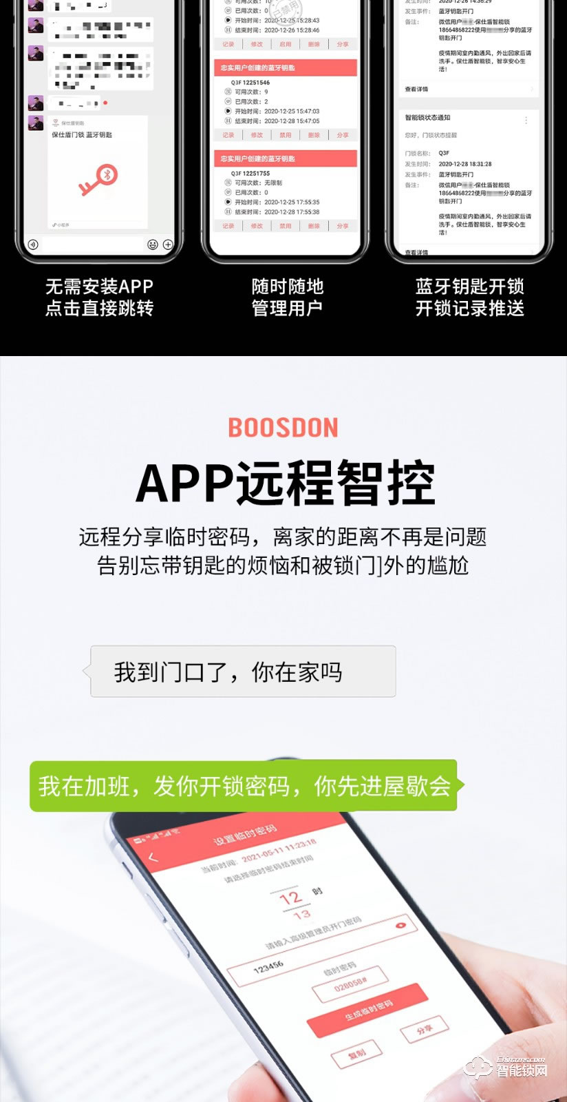 保仕盾智能鎖 Q3F人臉識別貓眼可視指紋鎖智能鎖
