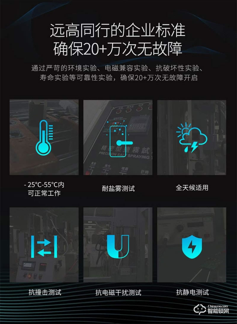 亞太天能A2c指紋鎖 內外雙重防護