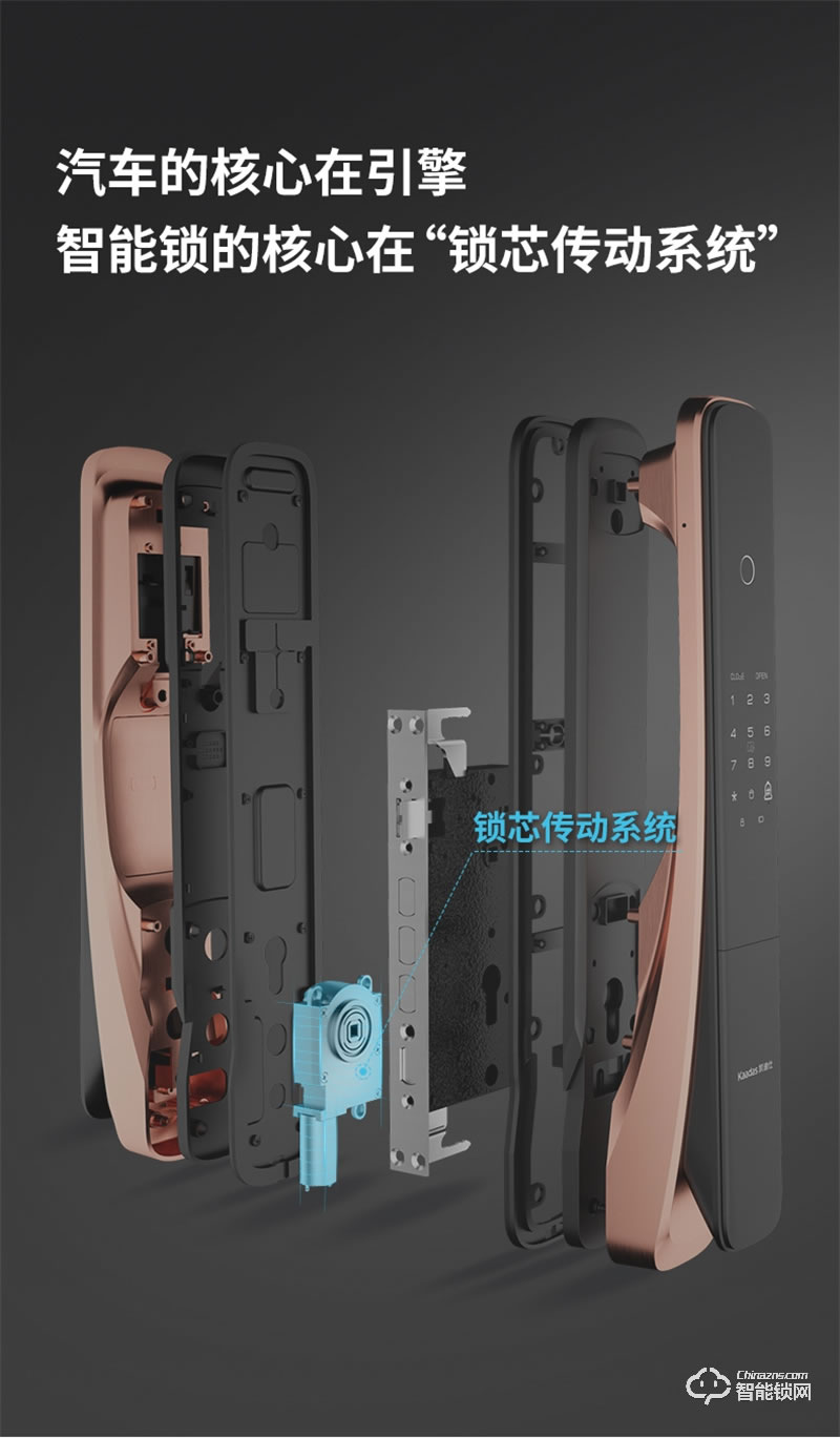 凱迪仕X9智能鎖 家用防盜門智能鎖電子門鎖