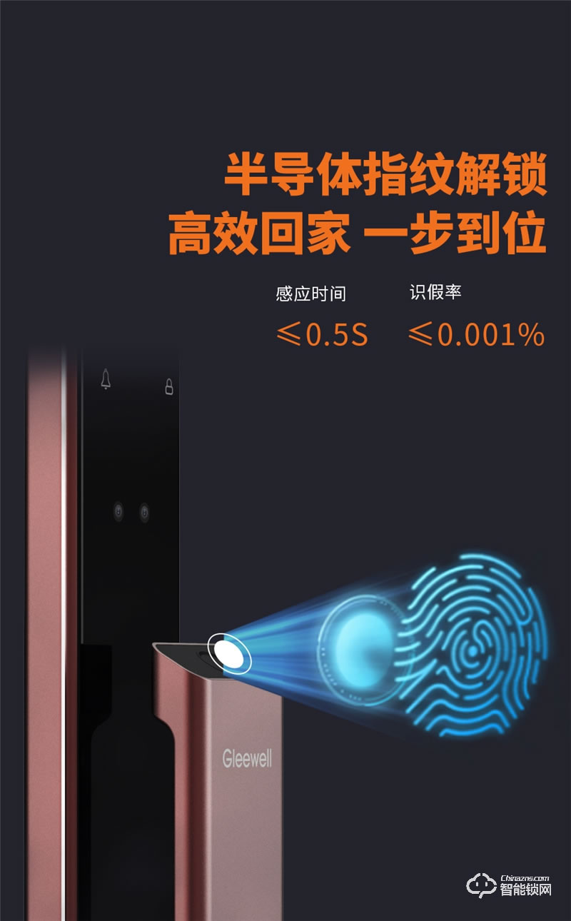 格里維爾魯班9969全自動別墅智能鎖