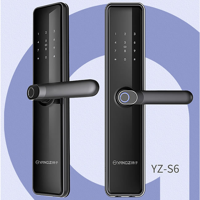 揚(yáng)子智能鎖 S6一握開家用防盜門鎖