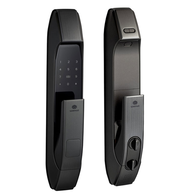 核桃智能鎖-核桃全自動(dòng)指紋鎖W5S 家用防盜門鎖 防小黑盒
