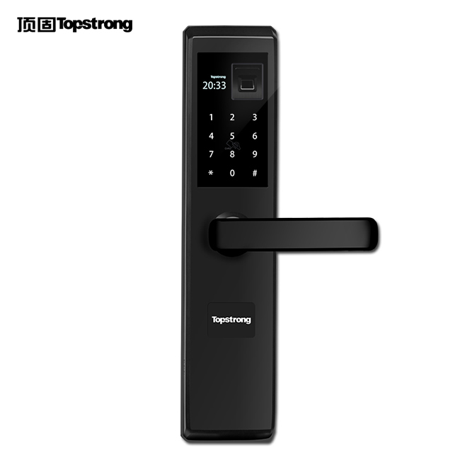 頂固不銹鋼指紋鎖 密碼防盜鎖 電子入戶鎖