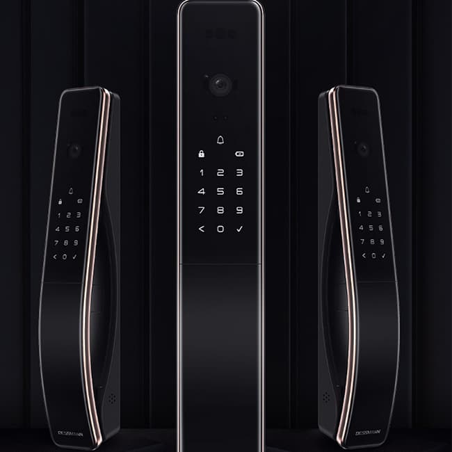德施曼Q7Fpro 家用防盜門密碼鎖3D人臉識別智能鎖